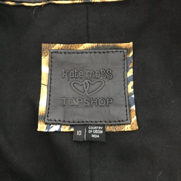 Rare Kate Moss Topshop Leather Jacket (2007) - Picture 6 of 6